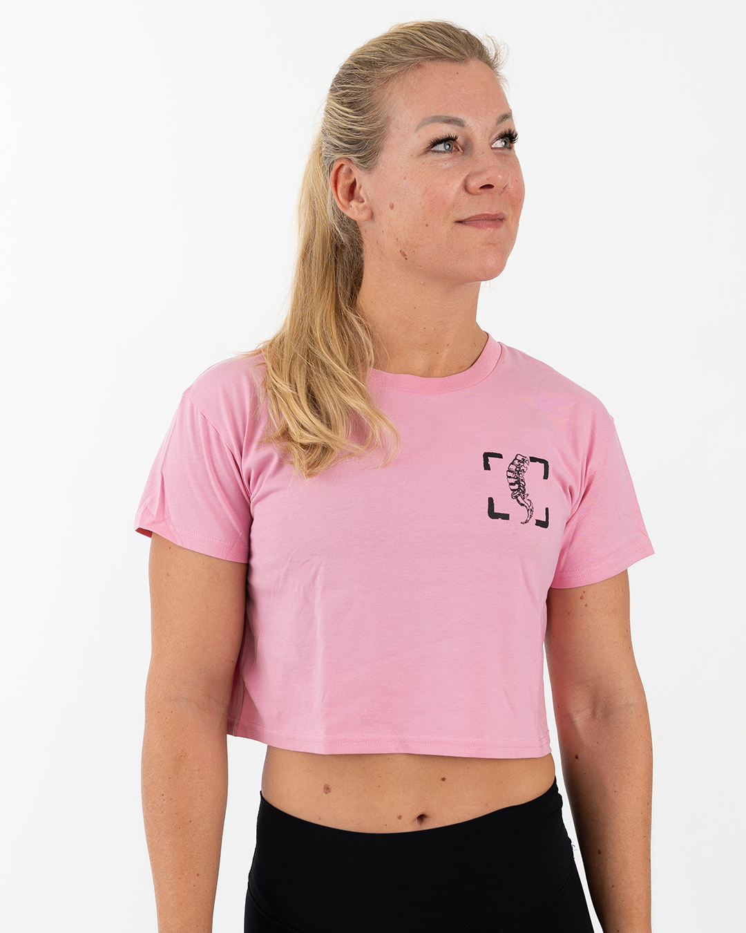 Back Breakers Logo - Roze Croptop
